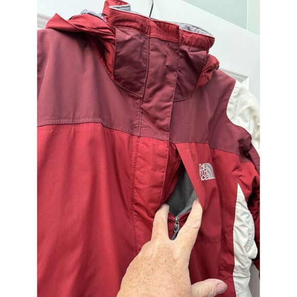 North Face‎ Women’s Size Small Petite Hyvent Fleece Lined Hoodie Zip Jacket - Picture 5 of 12